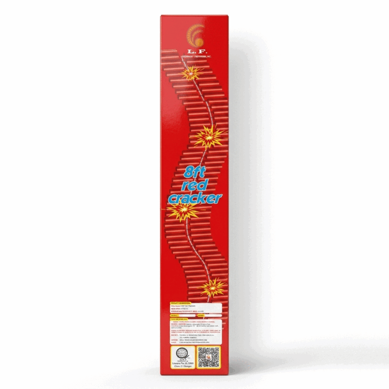 8 ft. Red Cracker